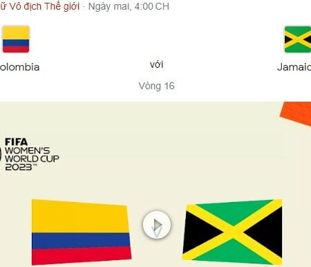 Đội tuyển nữ Colombia và Đội tuyển nữ Jamaica 2023
