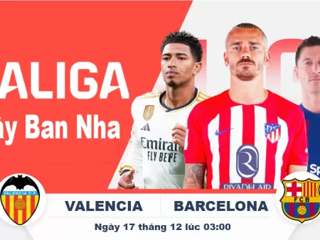 Phân Tích Trận Đấu La Liga: Valencia vs Barcelona 17/12/2023