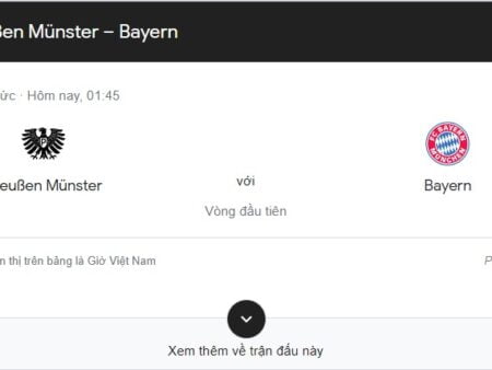 Prussia Münster vs Bayern Munich – DFB Cup 2023