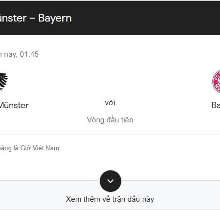 Prussia Münster vs Bayern Munich – DFB Cup 2023