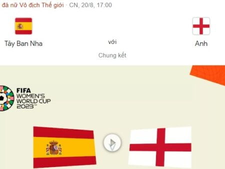Tây Ban Nha vs Anh Chung kết bóng đá nữ thế giới 2023